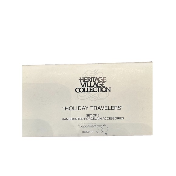 Dept 56 ‎ HERITAGE VILLAGE Holiday Travelers #55719 with Box/Sleeve - Picture 1 of 4